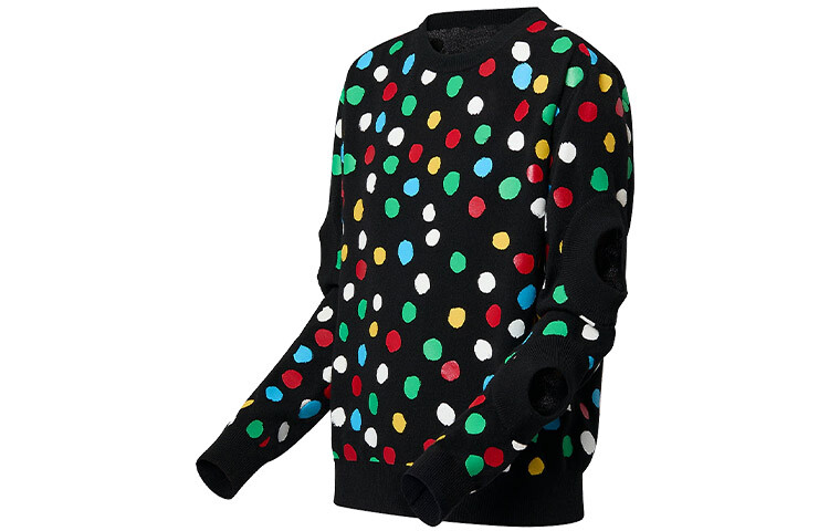 Кашемировый свитер Yayoi Kusama X Yayoi Kusama, женский, черный Louis Vuitton — фото 3