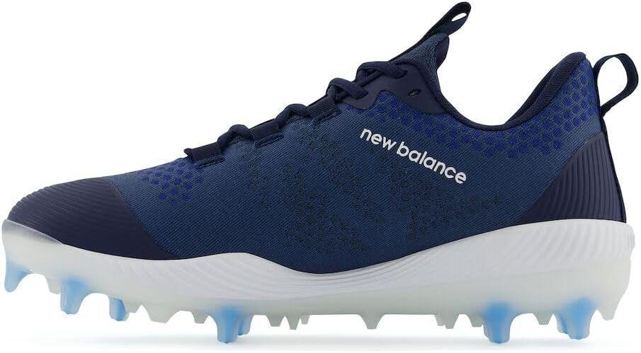 Бейсбольные кроссовки New Balance Men's FuelCell Comp V3, темно-синий/белый — фото 2