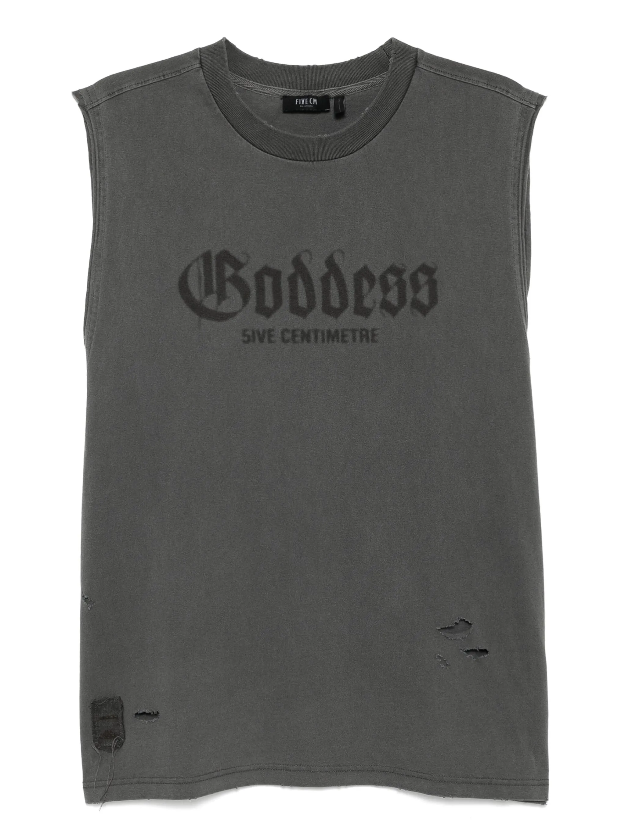 

Топ с графичным принтом Five Cm, серый