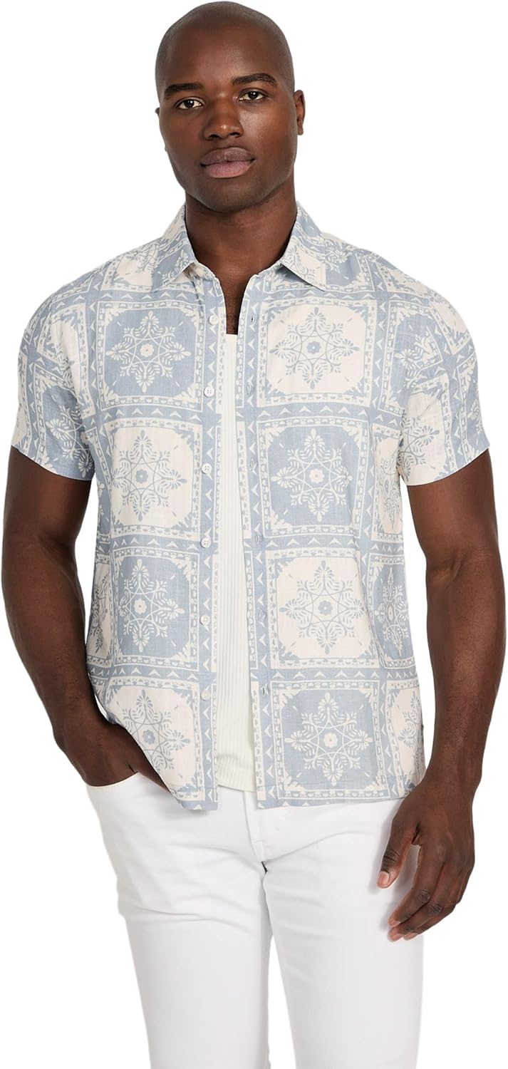 

Футболка Guess SS Mosley с принтом в виде плитки