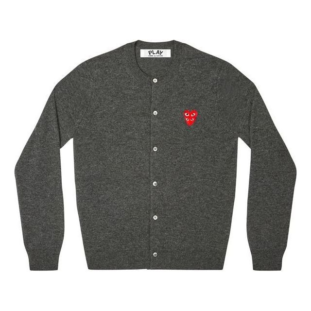 

Кардиган (WMNS) COMME des GARCONS PLAY Cardigan Red Emblem 'Grey' AZ-N075-051-2, серый