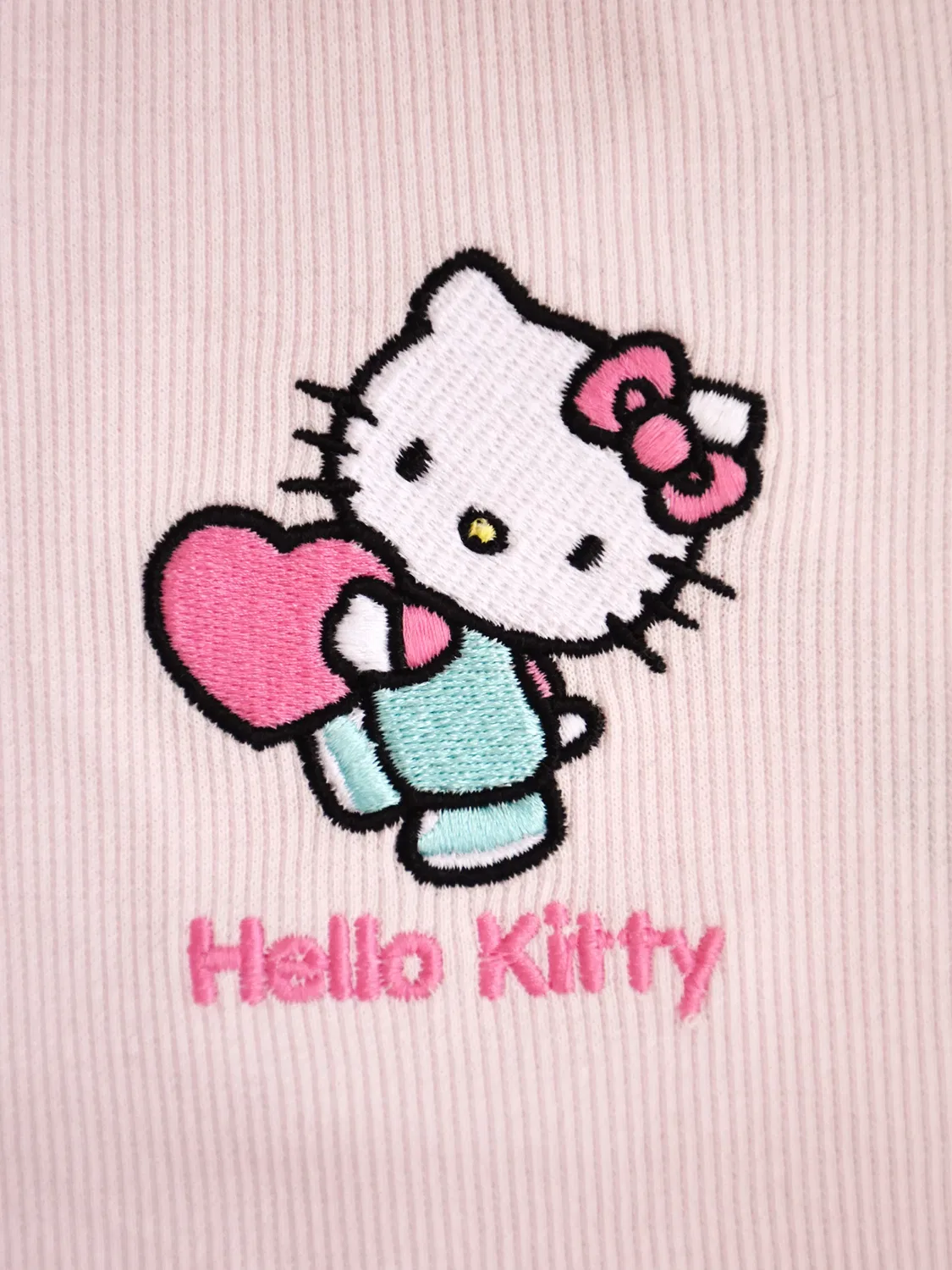 Футболка с принтом Hello Kitty, розовая — фото 4