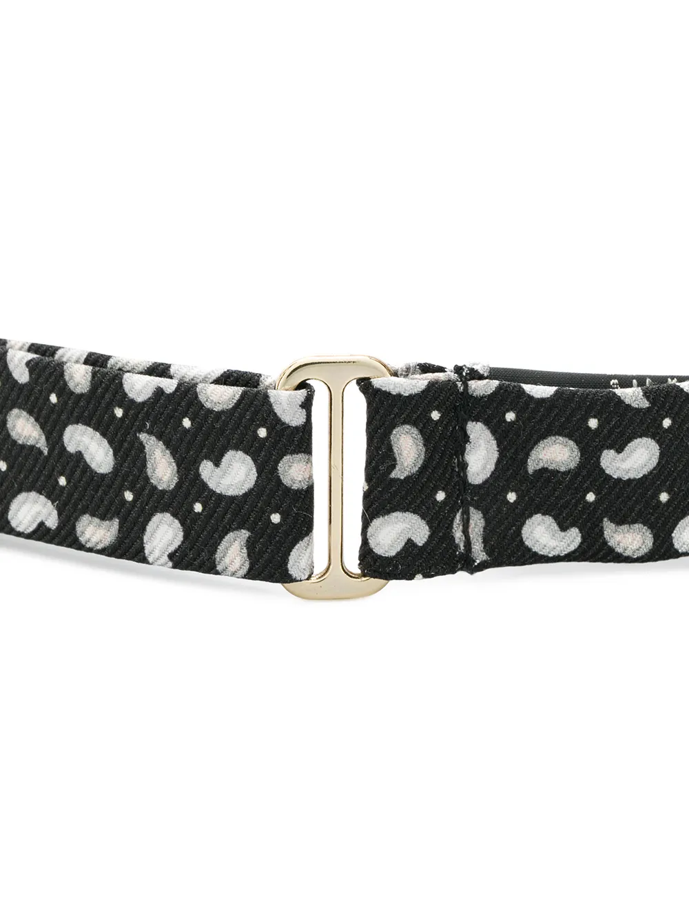 

Галстук-бабочка с узором пейсли Etro, черный