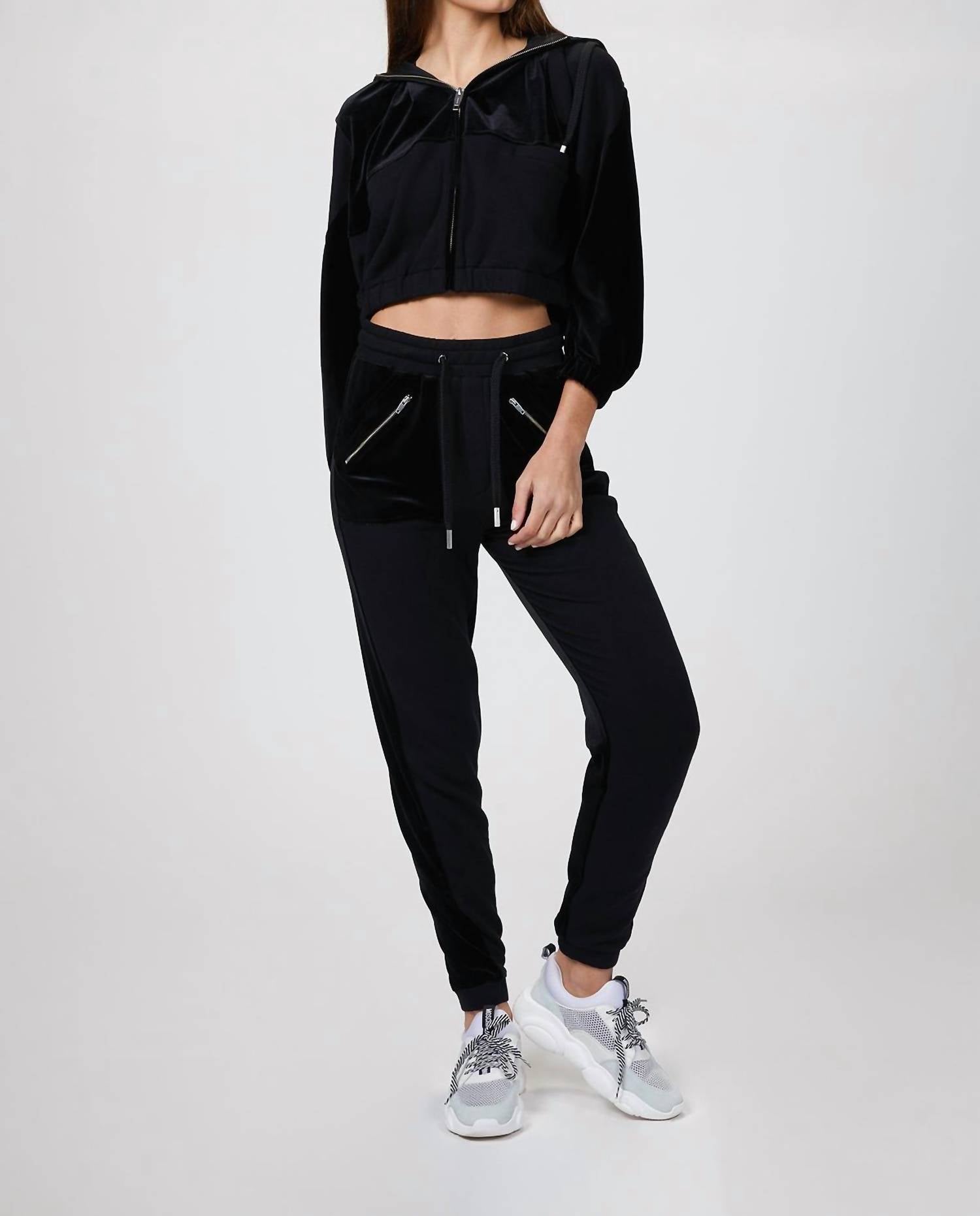 

Толстовка из двухслойной ткани черного цвета The Kooples