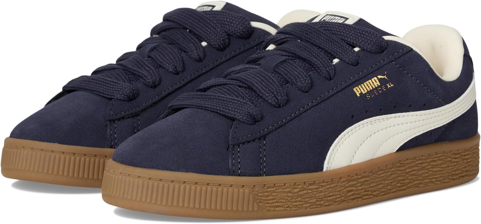 

Кроссовки PUMA Kids Suede XL, цвет New Navy/Frosted Ivory