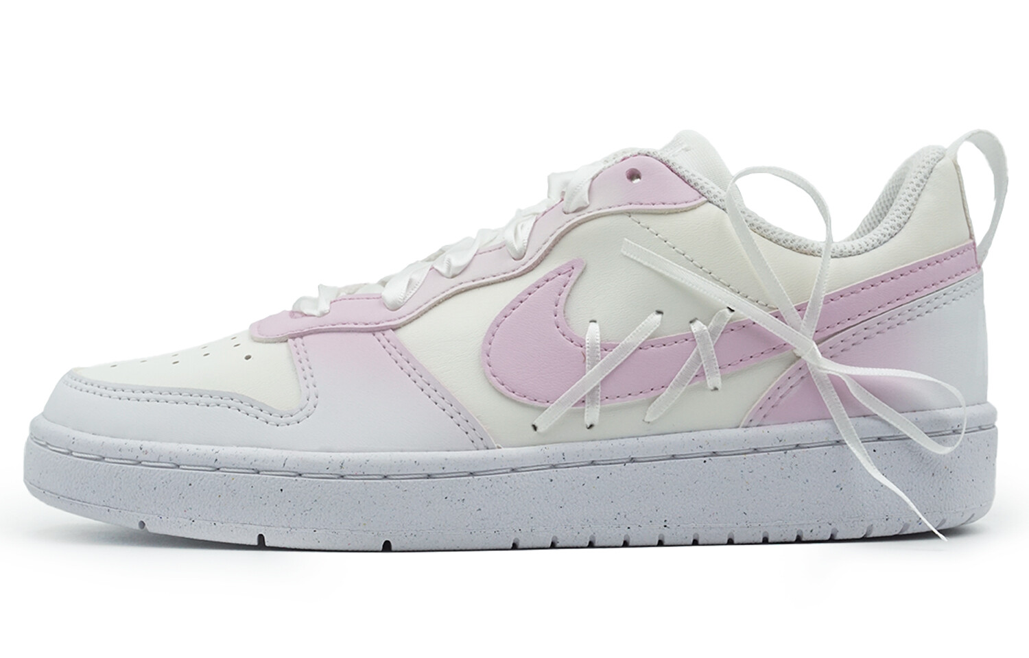 

Кроссовки Nike Court Borough Skateboarding Shoes Women's Low-top Pink/white, розовый