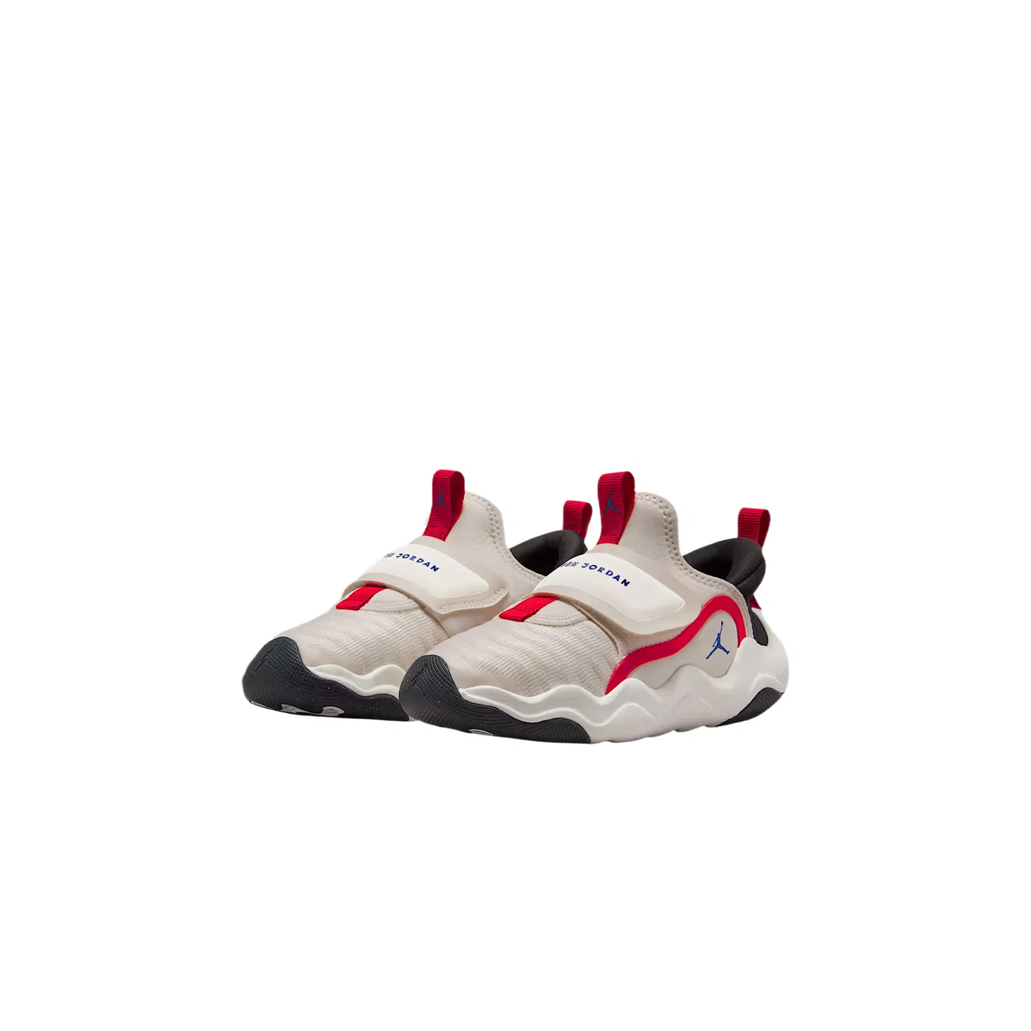 Кроссовки детские из искусственной кожи и текстиля 23/7.2 Jordan, Phantom Gray White/Gray Black/University Red/Game Royal Blue — фото 3