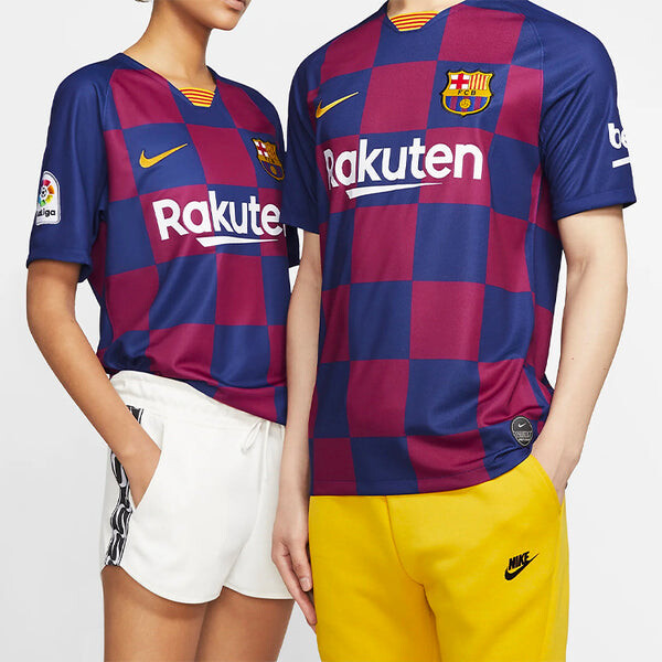 Футболка Домашняя майка ФК Барселона 19 20 Nike, красный — фото 3