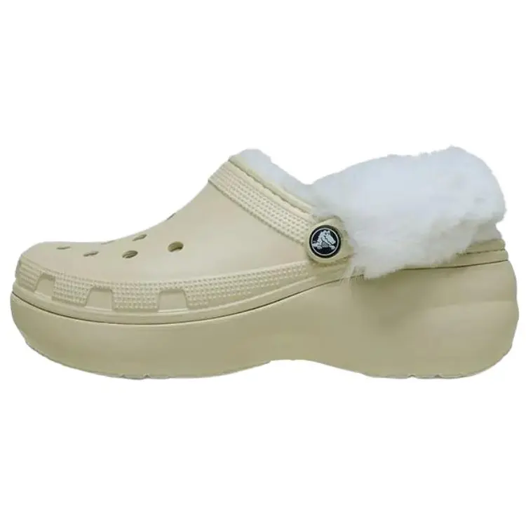 Crocs Классические женские сабо Cloud Clogs, цвет костяной белый
