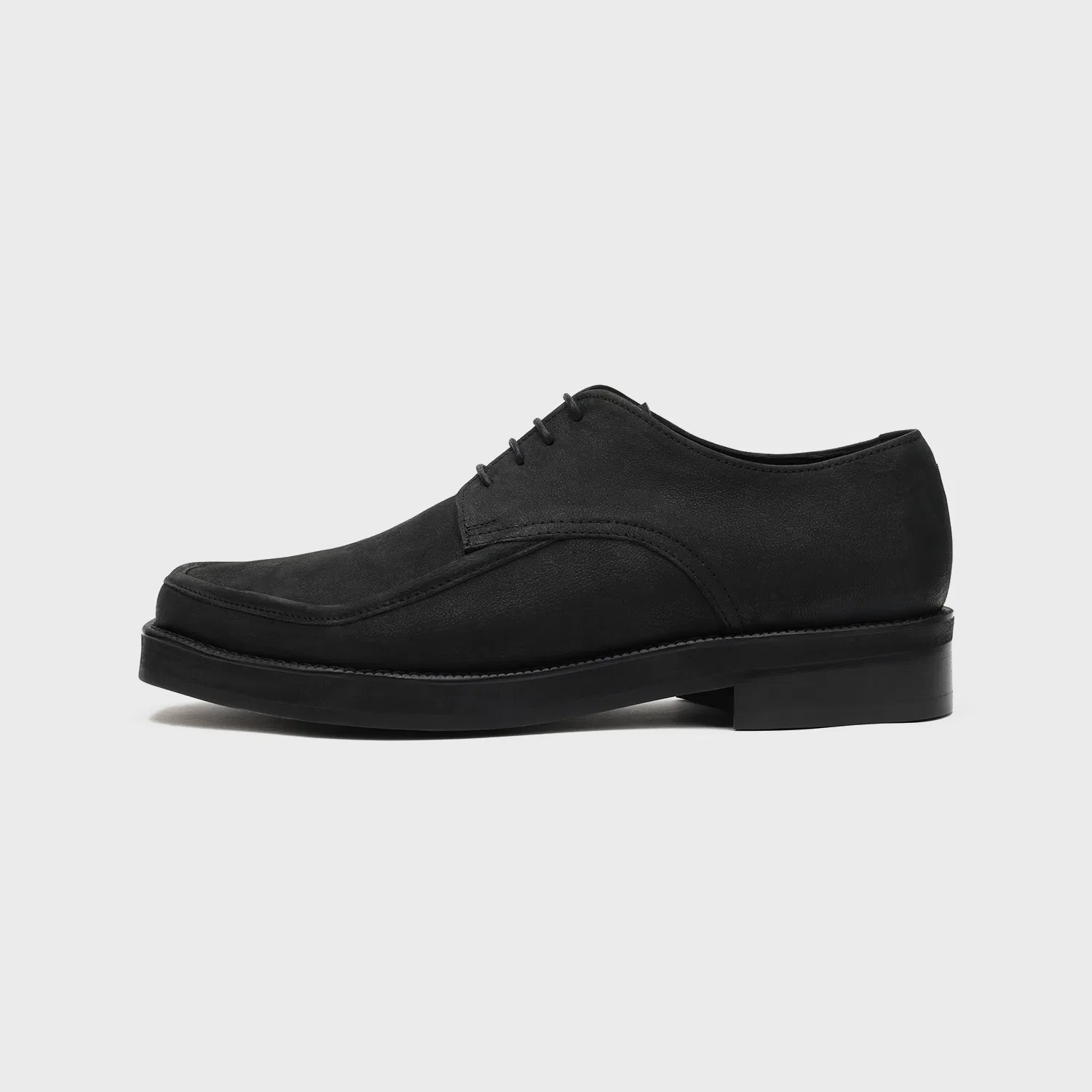 Мужские дерби Firenze.A Unique Pentagon Shape Rubber Sole 1050 Natural Black — фото 3