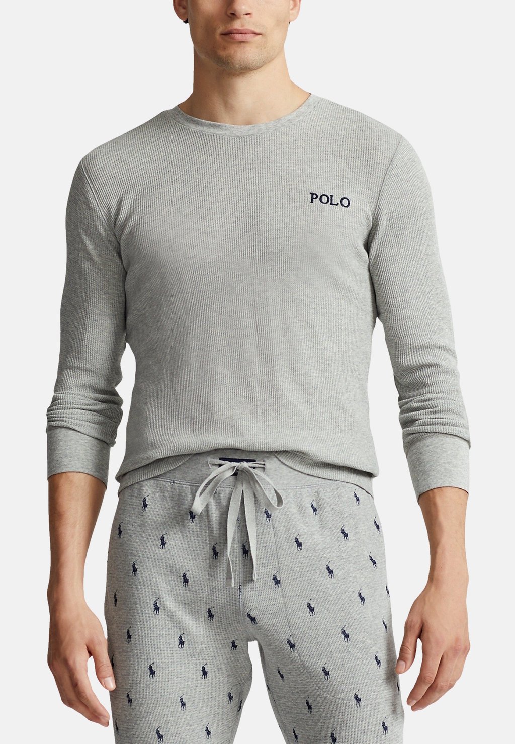 

Верх пижамы CREW SLEEP Polo Ralph Lauren, серый