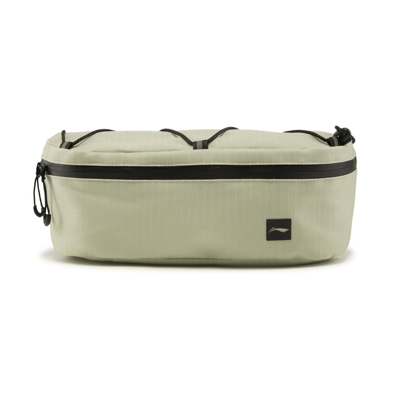 

LINING Фитнес-серия поясная сумка из полиэстера унисекс светло-серый зеленый