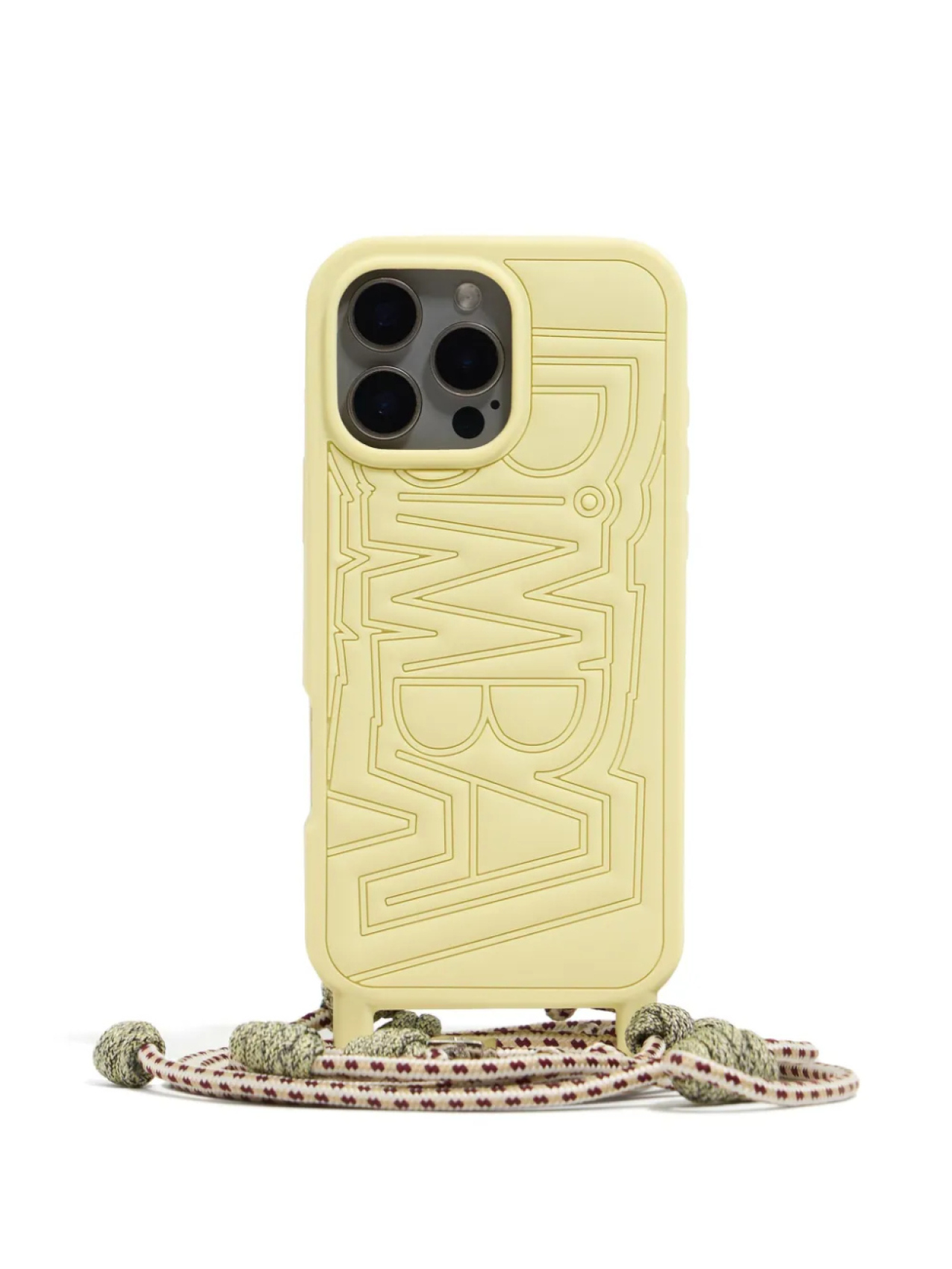 

Bimba y Lola чехол для iPhone 15 Pro Max с тисненым логотипом, желтый