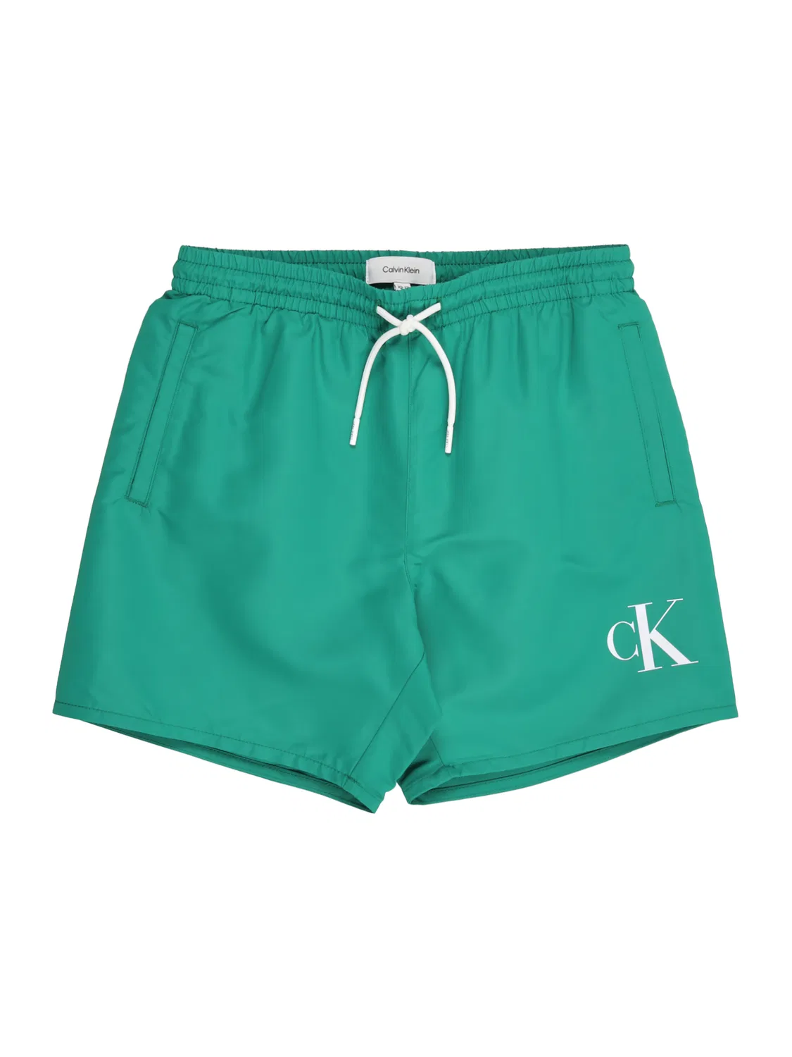 Детские пляжные шорты Calvin Klein Kids, темно-зеленый