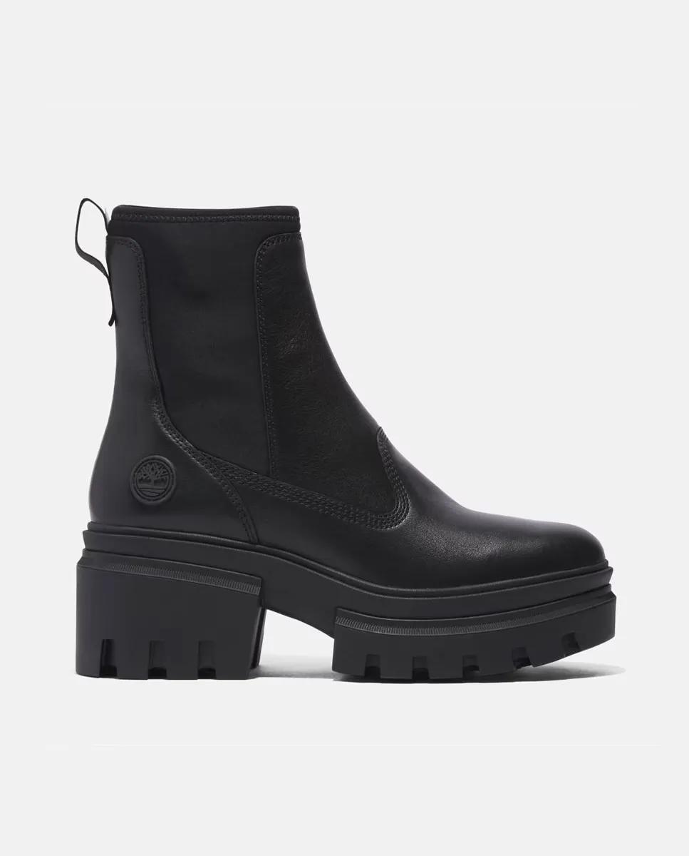 

Женские ботинки до середины икры Chelsea Everleigh Timberland, черный