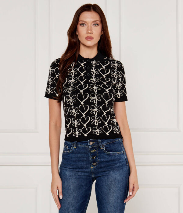 

Рубашка поло Slim fit Desigual, черный