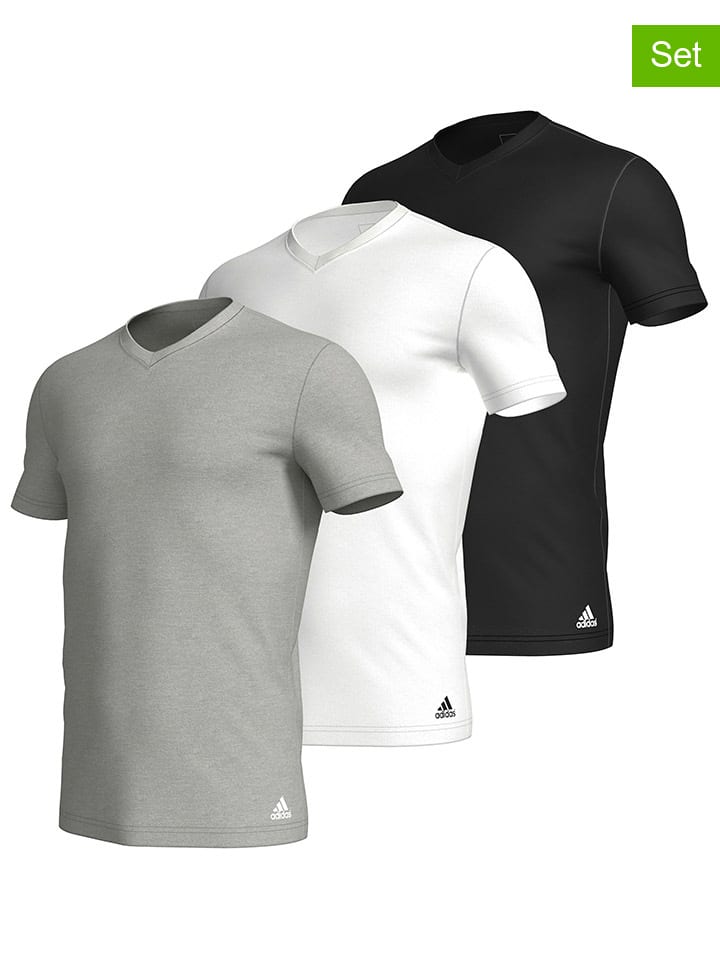 

Футболка adidas, цвет weiß/grau/schwarz