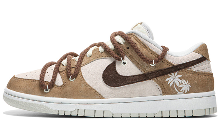 

Кроссовки Nike Dunk Skateboard Shoes Men Low-Top Brown White