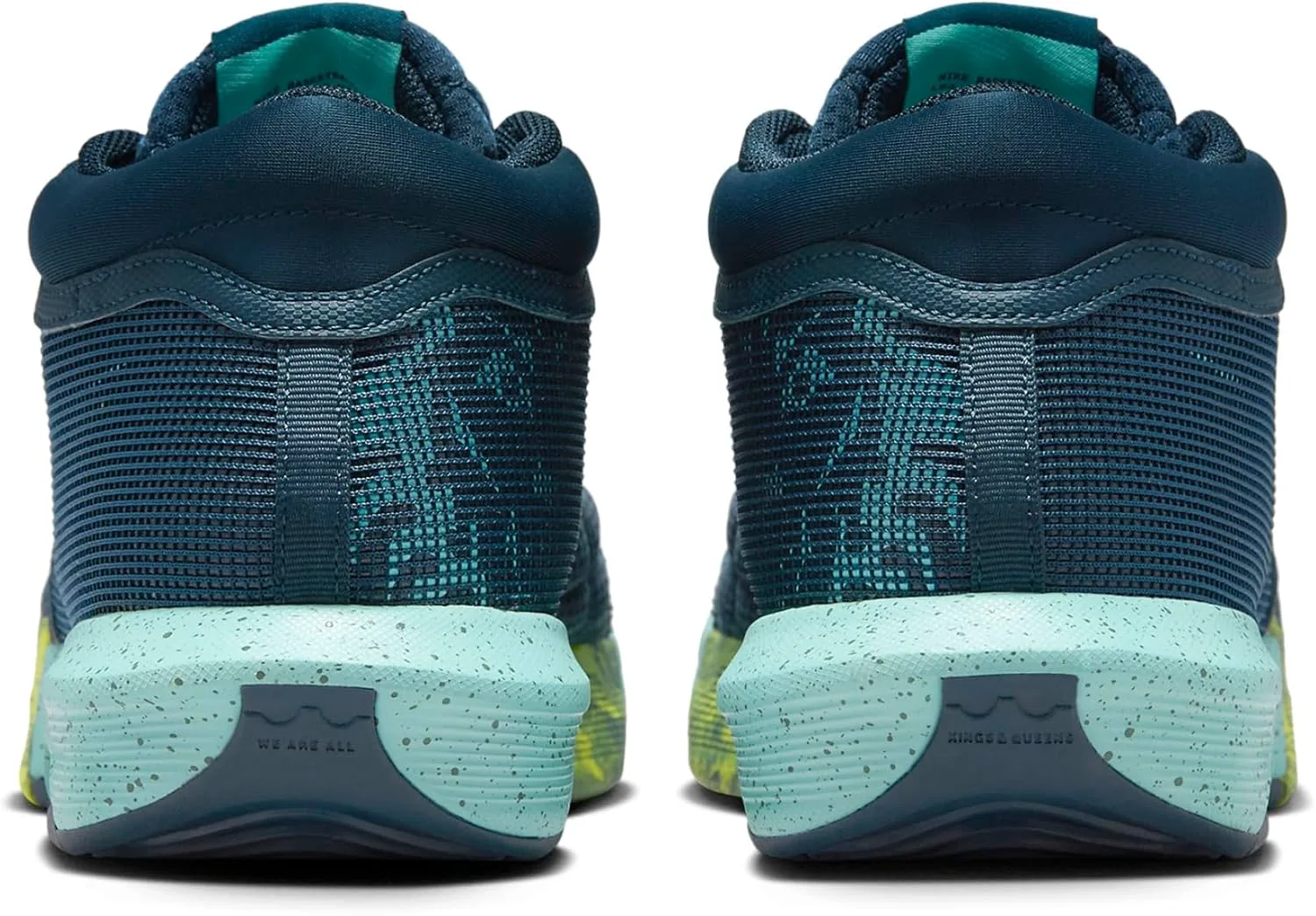 Мужские баскетбольные кроссовки Nike Lebron Witness VIII, темно-синий/зеленый — фото 2