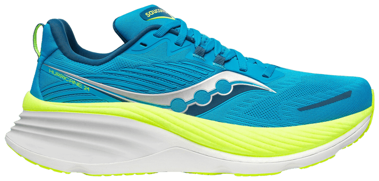 

Кроссовки Saucony Hurricane 24 'Viziblue Citron', синий