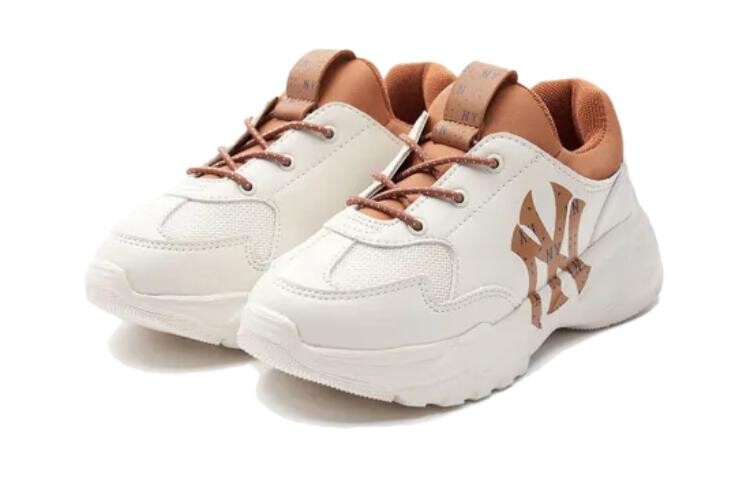Кроссовки MLB Big Ball Chunky Series Kids Lifestyle Shoes Kids Low-top Off White, цвет Off White — фото 3