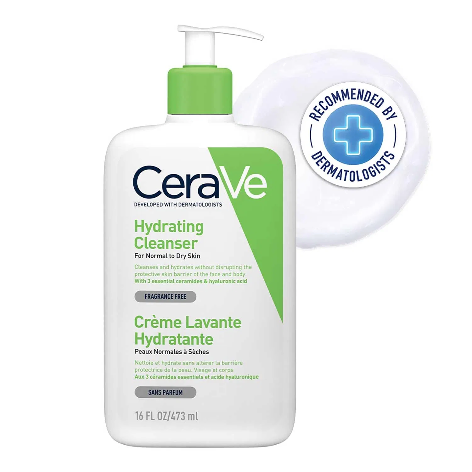 Лосьон CeraVe — Увлажняющий очищающий, 473 мл