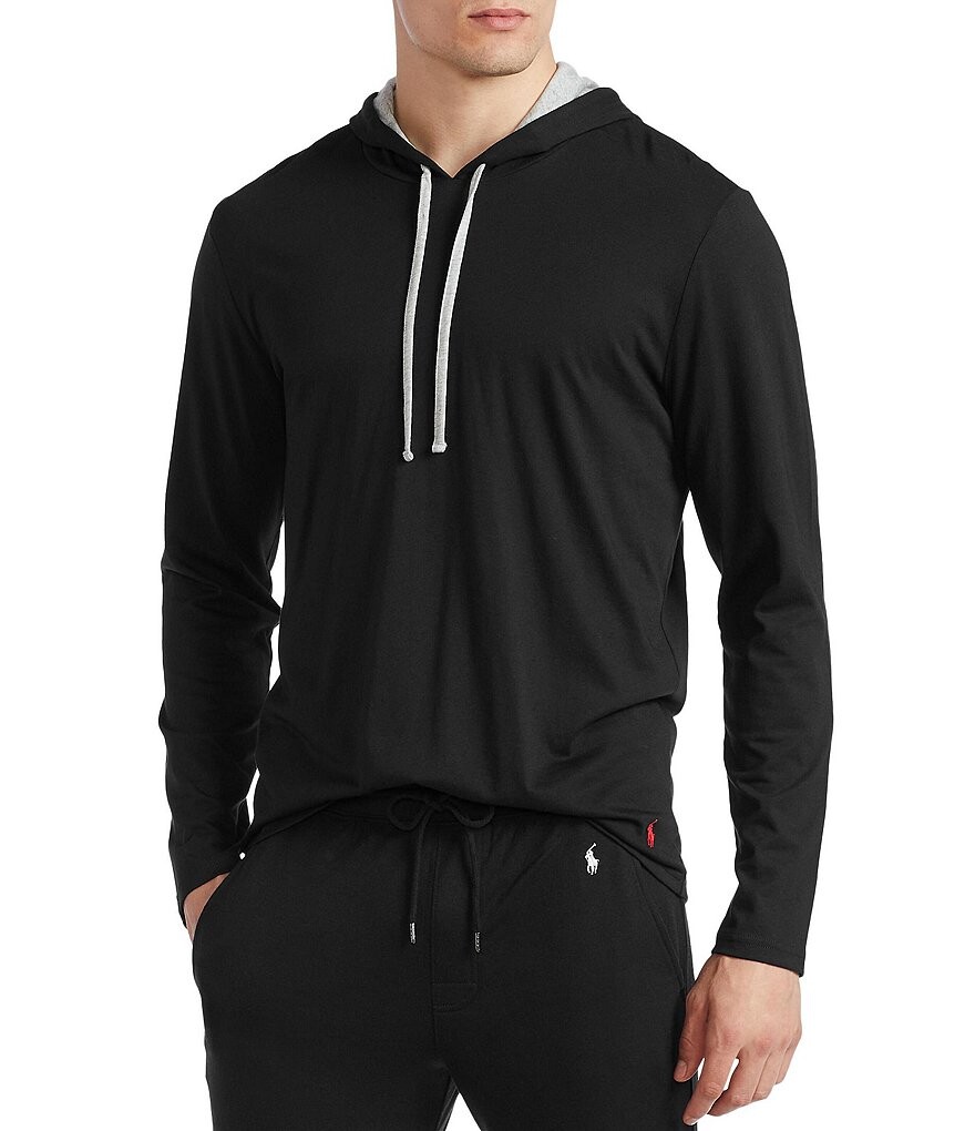 

Толстовка для сна с длинными рукавами Polo Ralph Lauren Supreme Comfort, черный