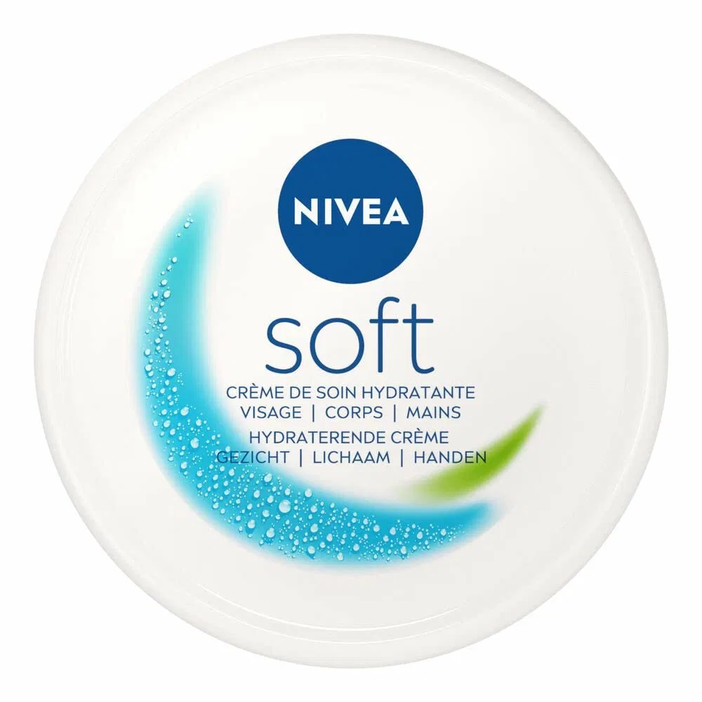 Увлажняющий крем NIVEA Soft, 300 мл Nivea, Transparent