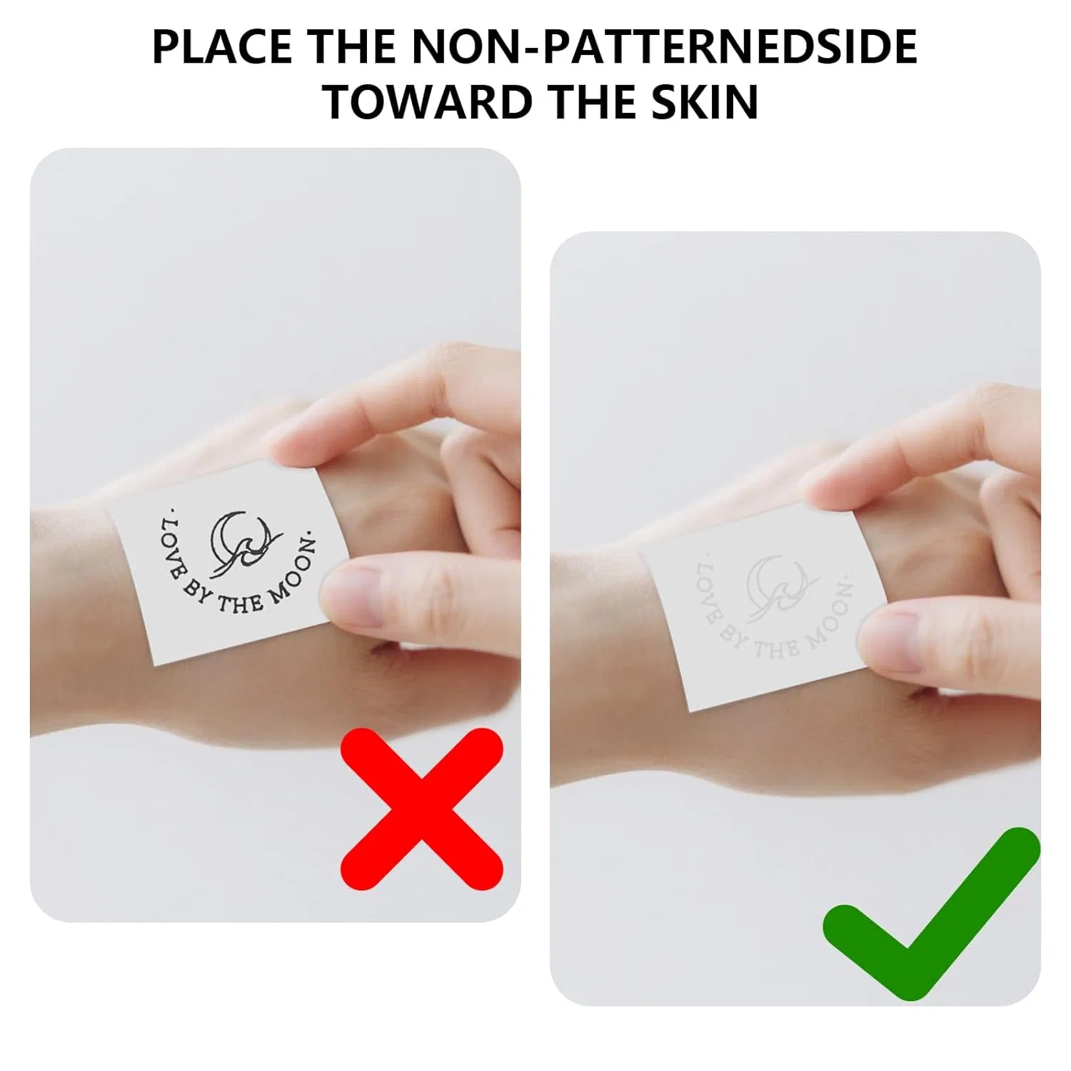 Временные татуировки «Песчаный пляж» (3 листа, черные) Coco Berming, Black — фото 4