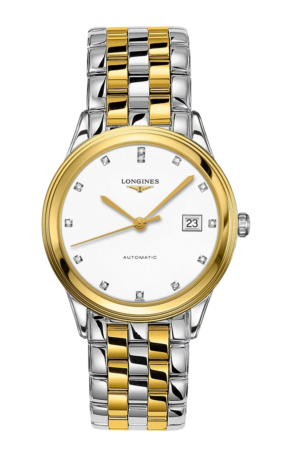 ФЛАГМАН - L4.974.3.27.7 LONGINES, золотой