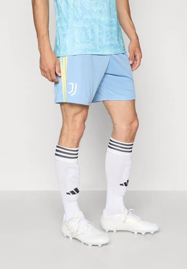 Ювентус, выездная форма, короткие шорты, клубная форма Adidas Performance, Ash Blue