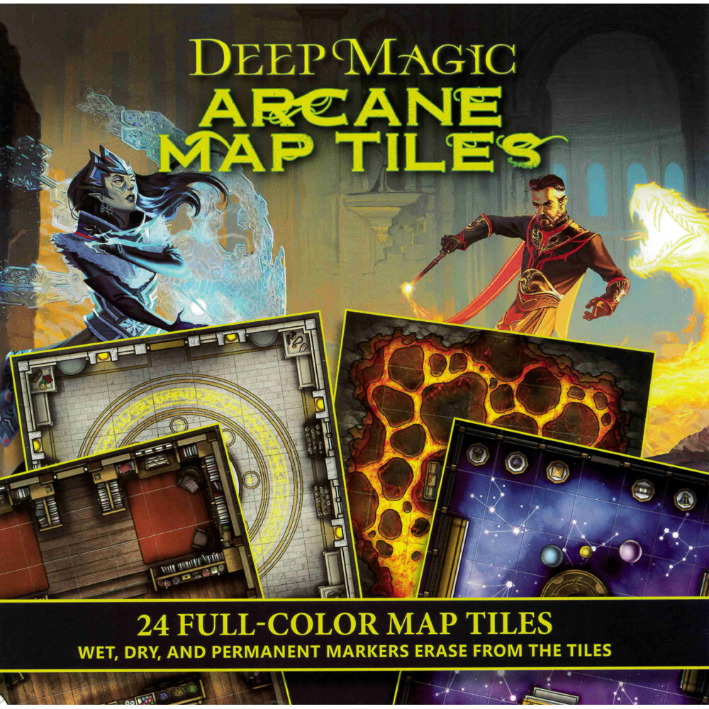 

Ролевая игра Kobold Press Deep Magic: Arcane Map Tiles