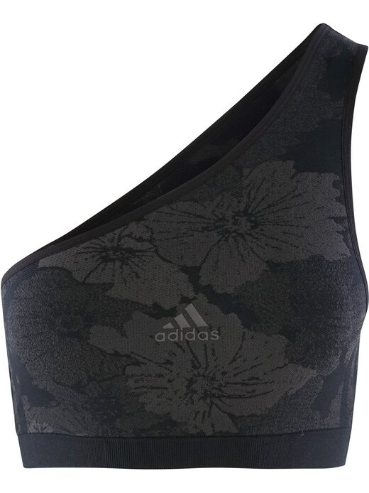 

Асимметричный бюстье-бралетт Adidas Sportswear, черный