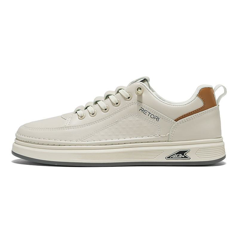 

Низкие скейтерские кроссовки мужские Frank Mully, бежевый