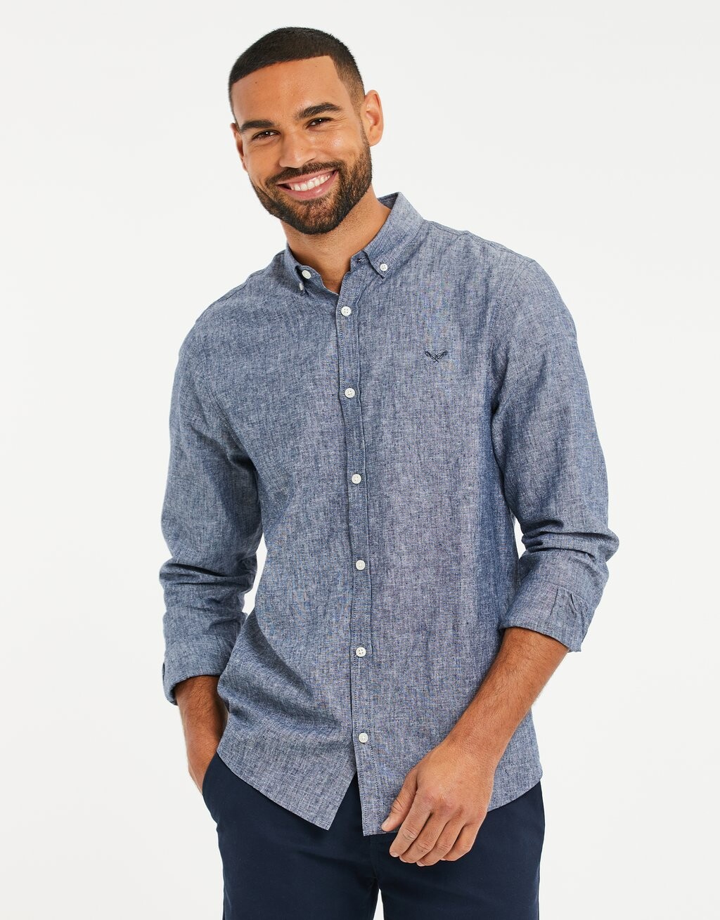 

Рубашка THBBALE Threadbare, цвет denim blue
