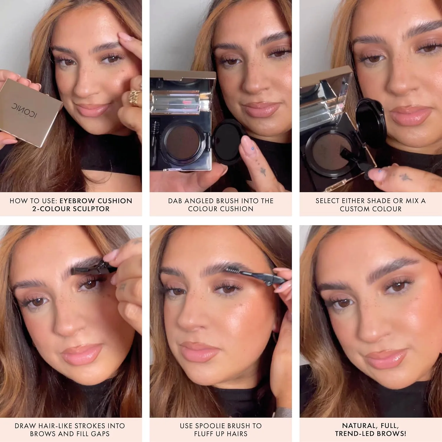 ICONIC LONDON Eyebrow Cushion 2 Colour Sculpter, Blonde — фото 3