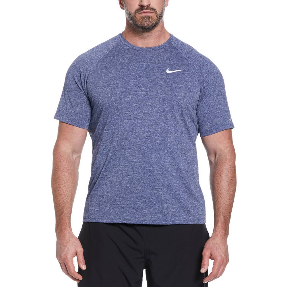 

Топ для плавания Big & Tall Nike Dri-FIT UPF 40+ с подогревом Hydroguard, цвет Midnight Navy