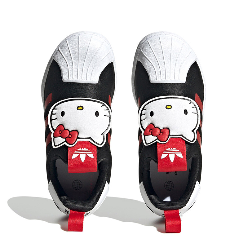 Adidas originals Superstar Series Kids Кроссовки для скейтбординга для детей, Black — фото 4