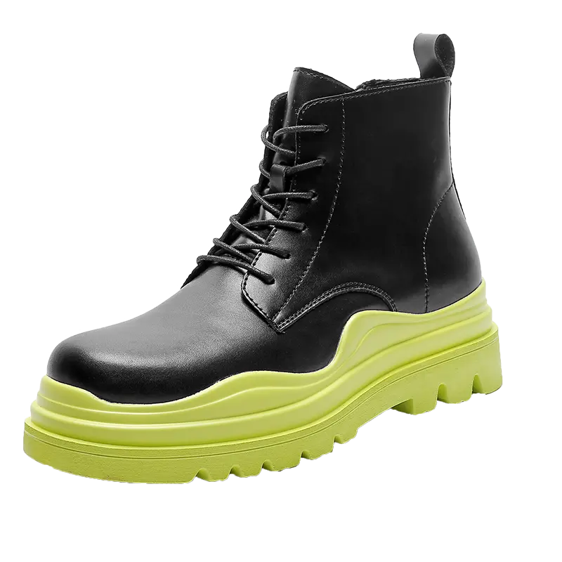 

Take a break Кроссовки Crew Martin Unisex 4.5 Чёрные с зелёным, цвет Black Green