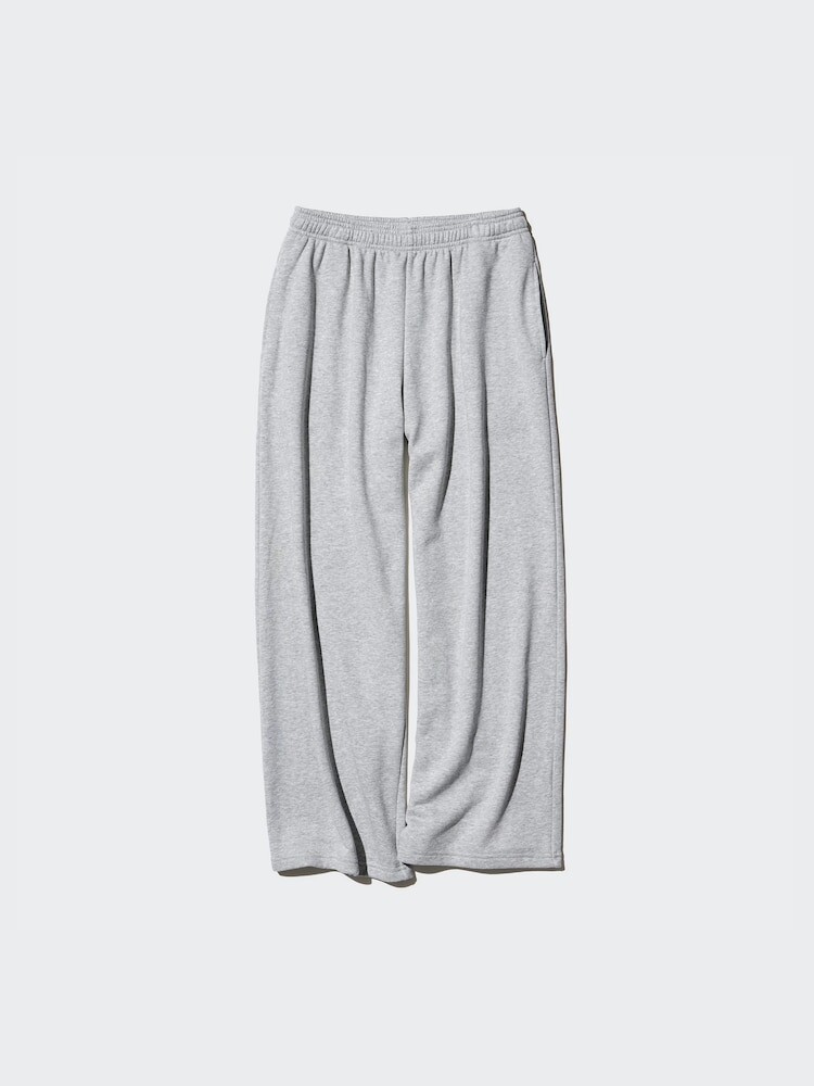 Широкие спортивные брюки Uniqlo, цвет 09 черный — фото 4