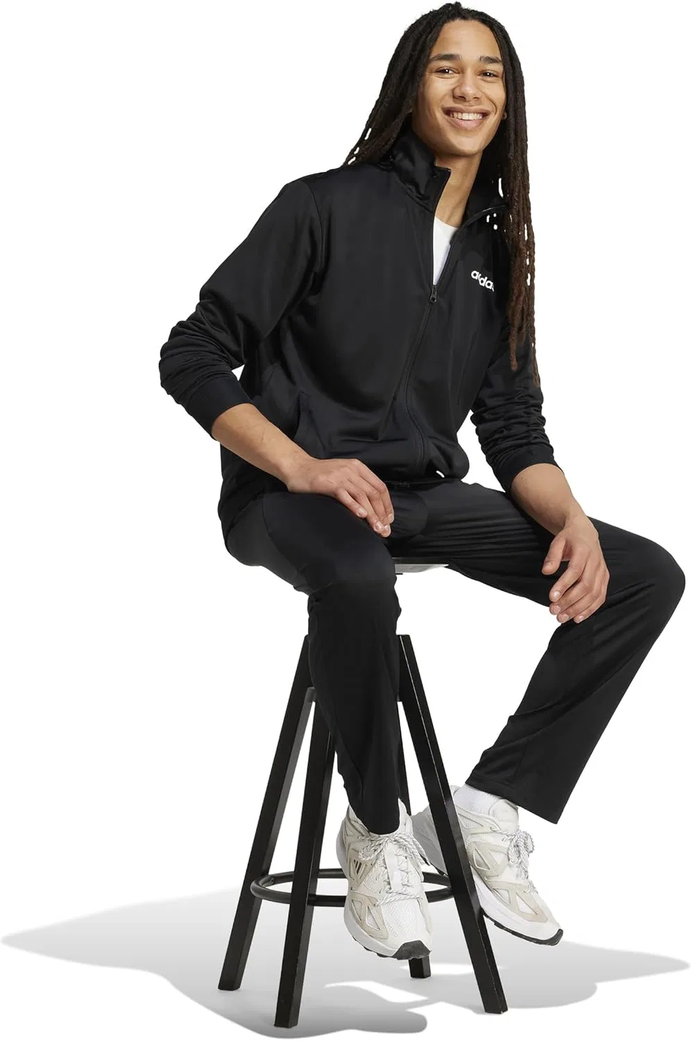 Спортивный костюм adidas Linear Track Suit, черный — фото 3