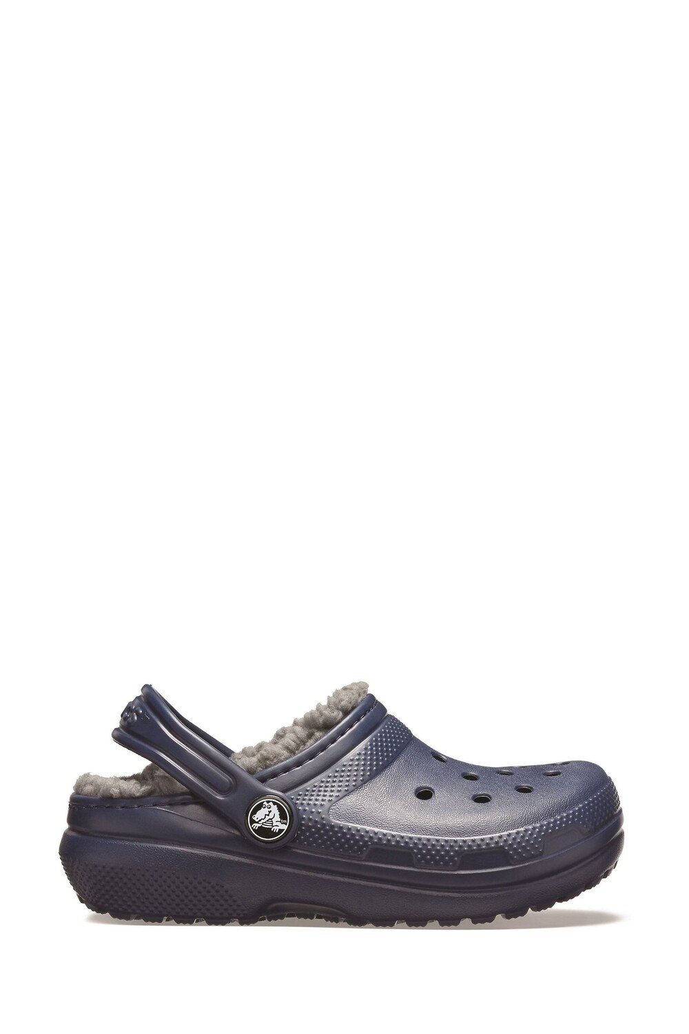 

Детские сандалии на подкладке Blue Classic Clogs Crocs, синий