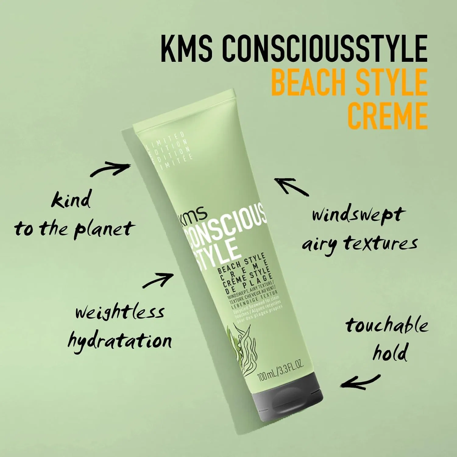 Крем для укладки KMS Conscious Style Beach Style Cream, 100 мл Kms — фото 2