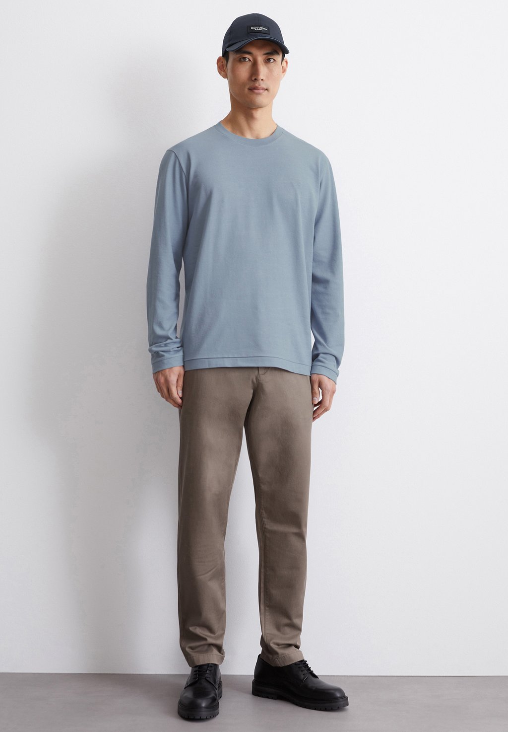 

Топ с длинными рукавами LONG SLEEVE DESIGNED FOR CIRCULARITY Marc O'Polo, синий