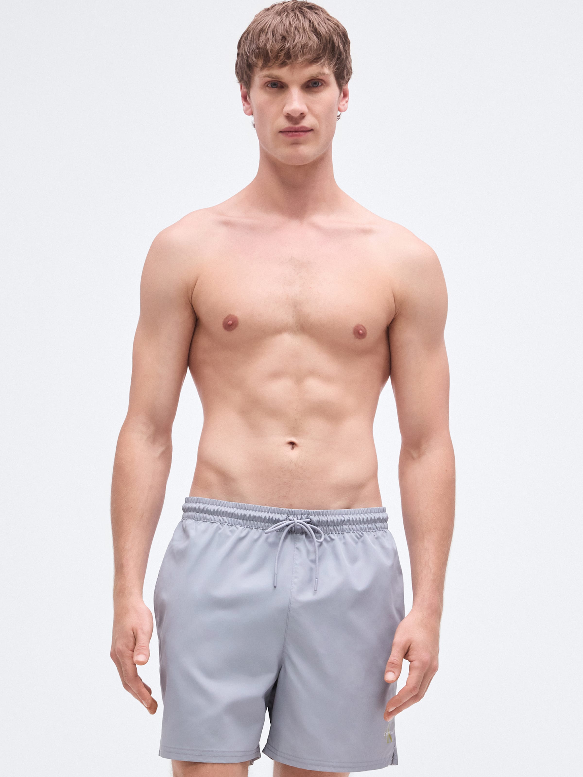 Calvin Klein Swimwear Традиционные брюки в светло-сером цвете — фото 2