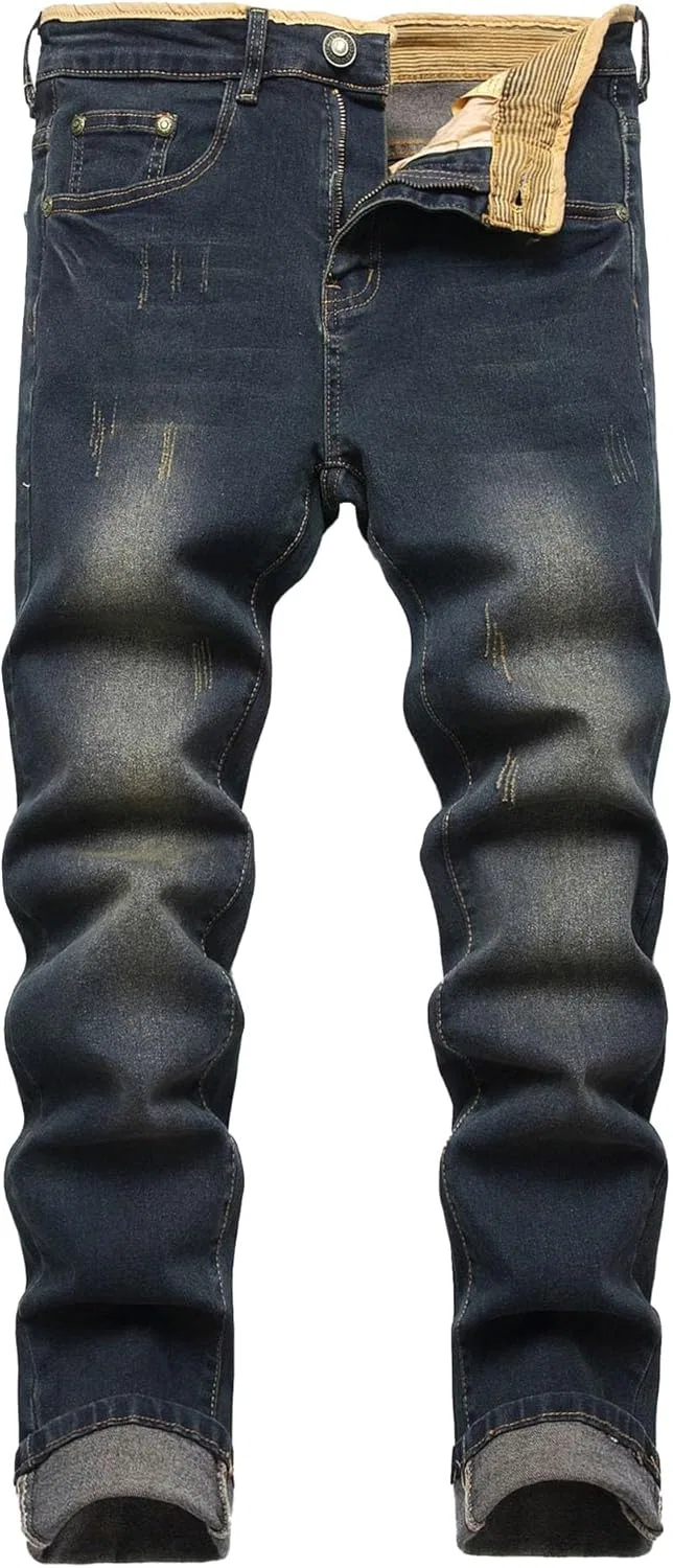 Джинсы зауженные синий