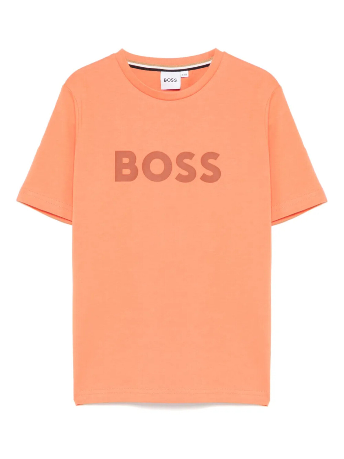

Футболка с логотипом BOSS Kidswear, оранжевый