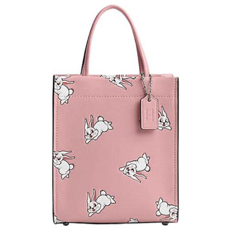 

Белая Кроличья Футболка X Кошельки Cashin COACH