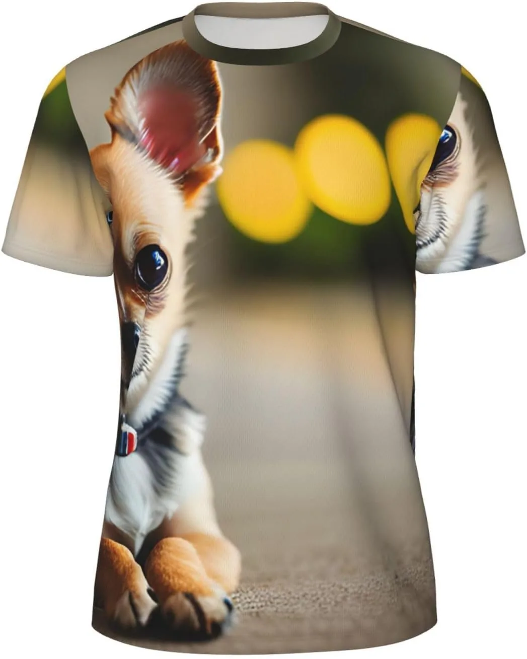 

Футболка с принтом Chihuahua Dog 1, летняя, легкая и дышащая SDFHU