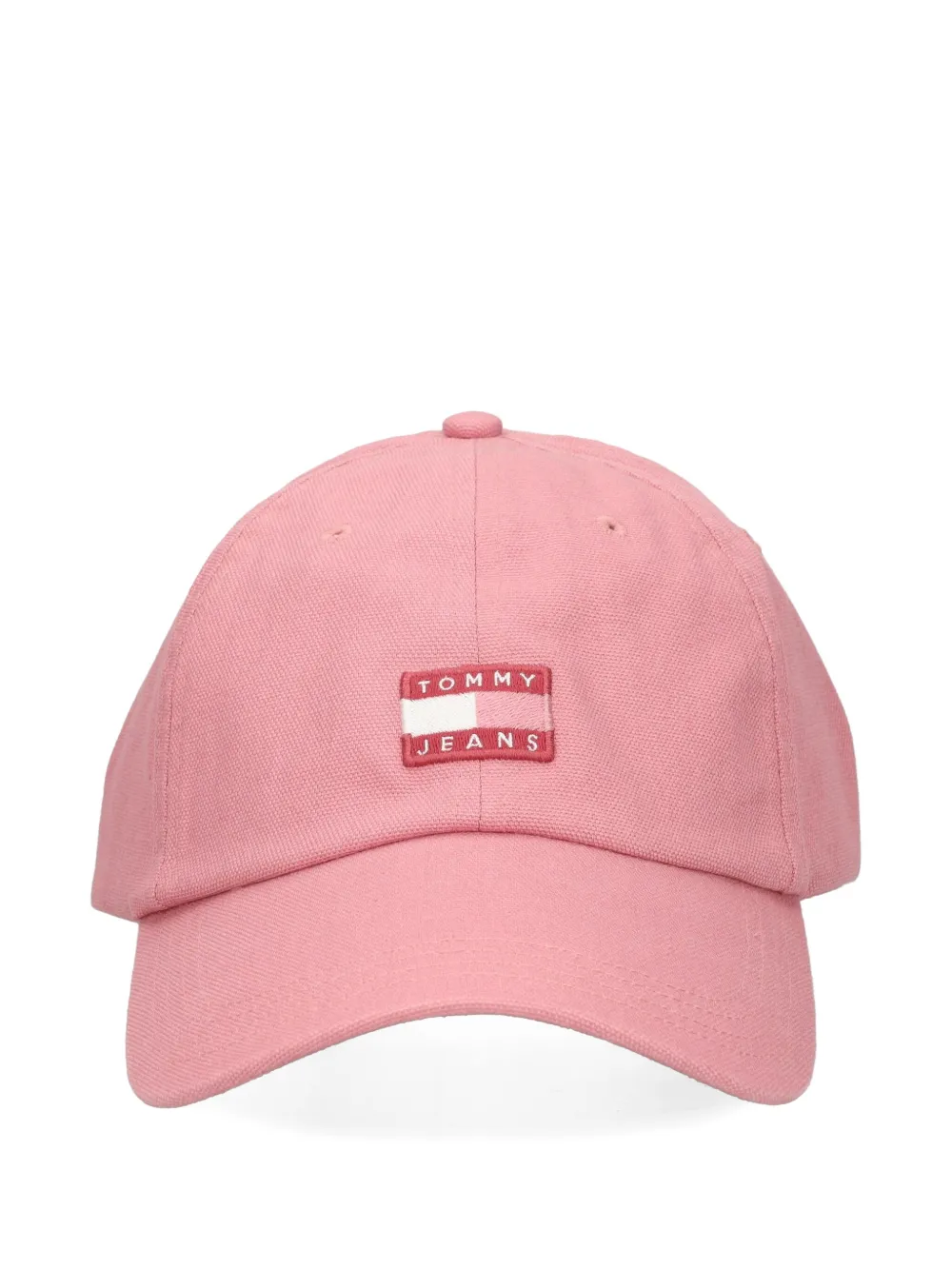 

Бейсболка с нашивкой-логотипом Tommy Jeans, розовый